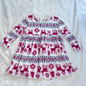 Hanna Andersson Reindeer Cotton Dress